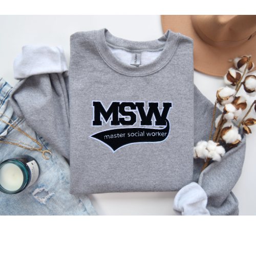 MSW CrewNeck T-Shirt | MSW Apparel | Credentialed Apparel