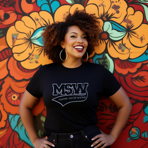 MSW CrewNeck T-Shirt | MSW Apparel | Credentialed Apparel