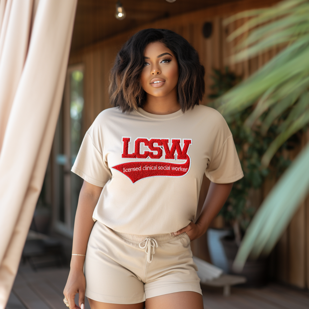 Delta Sigma Theta Inspired LCSW apparel