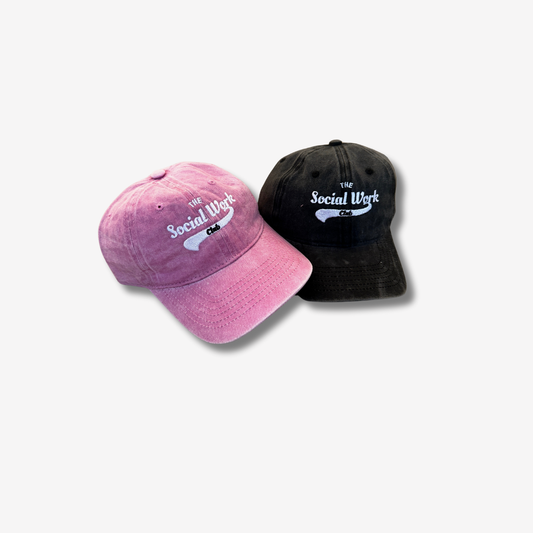 "The social work club" hat