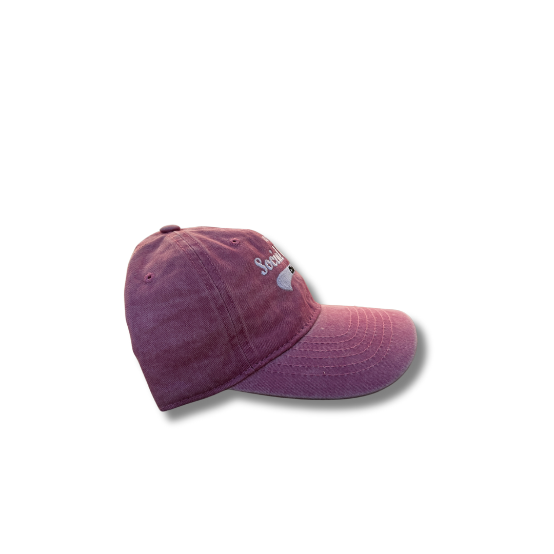 "The social work club" hat