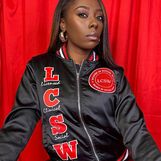 LCSW bomber jacket