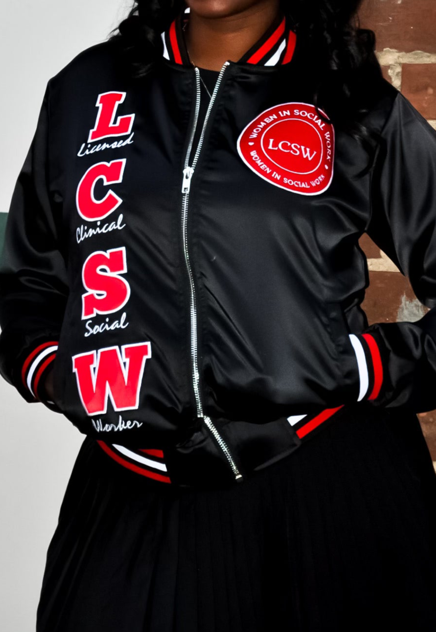 LCSW bomber jacket